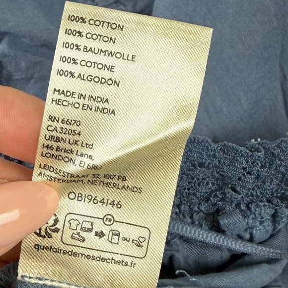 NEW Free People Wistful Daydream Tube Top Womens Small Blue NWOT - Picture 7 of 9